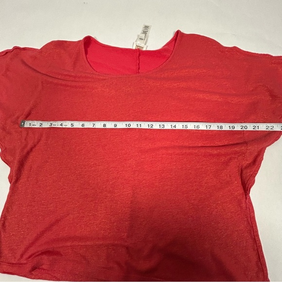 2 for$15 Chico's Vibrant Red Short Sleeve Top 
Chico’s Size 2 (L/12) - Picture 15 of 16
